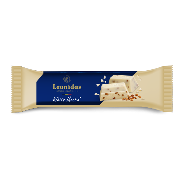 Barre perles de moka chocolat blanc